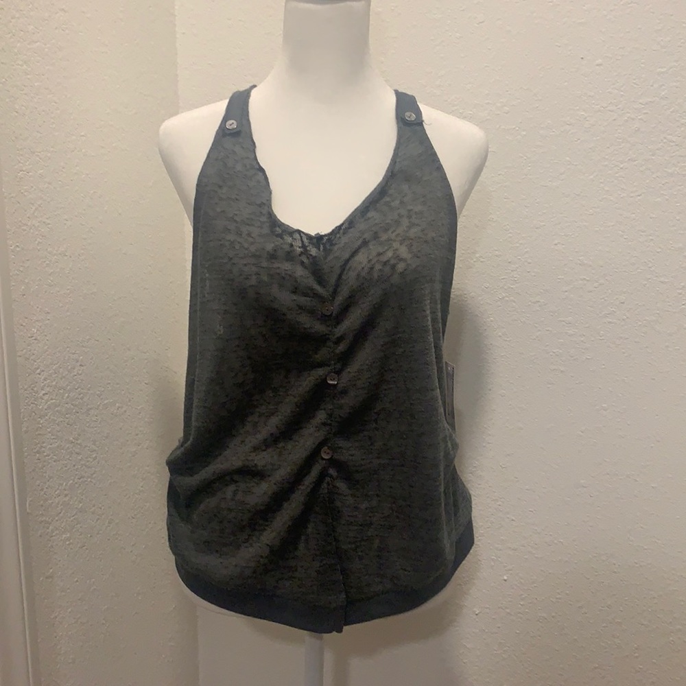 Foreign exchange top with tags